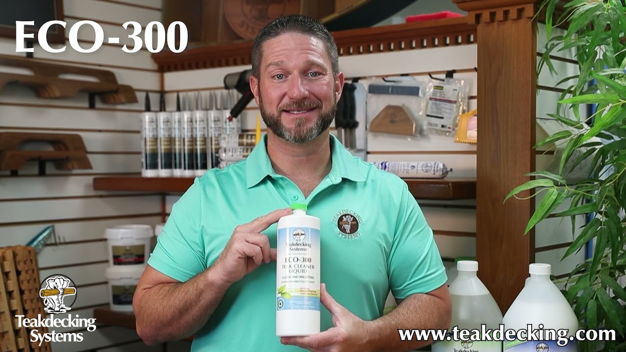 ECO-300 Teak Cleaner Liquid by Teakdecking Systems