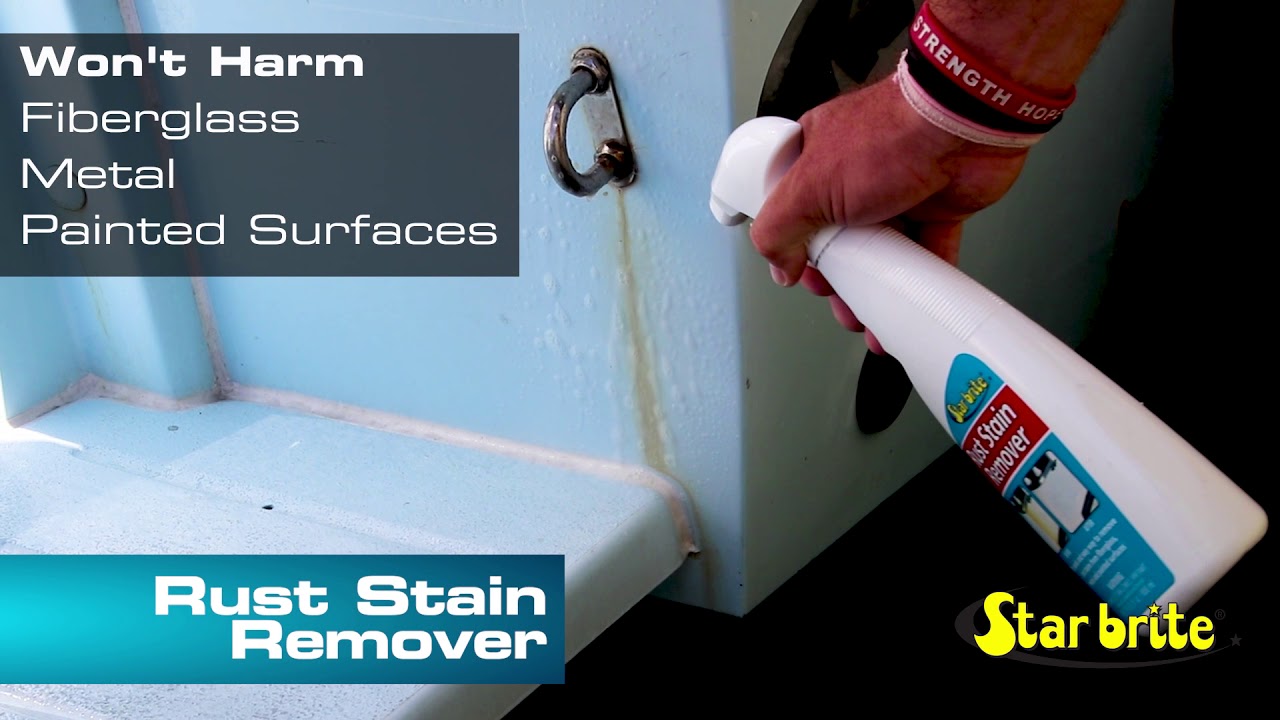 Rust Removal with Star Brite Rust Stain Remover