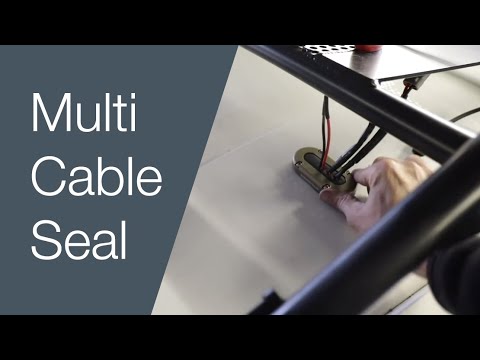 Routing Cables for LED Lightbar |  Ford Adventure Van Roof |  Multi Cable Seal - Scanstrut  DS-MULTI