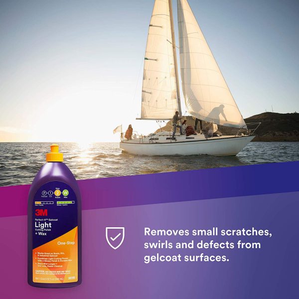 Polishing Products Cavo Yachting 3M™ Perfect-It™ Gelcoat Light Cutting Polish + Wax, 946 ml 3M™ Perfect-It™ Gelcoat Light Cutting Polish + Wax, 946 ml Polishing Products Cavo Yachting