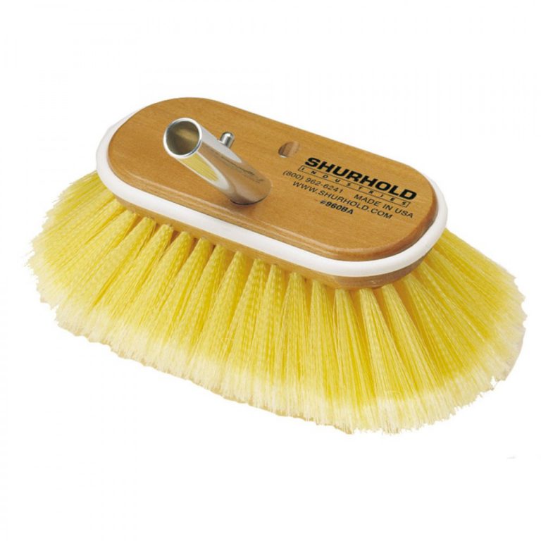 Shurhold 960 Soft Deck Brush 6”, Yellow Brushes, Mops & Trays Cavo Yachting