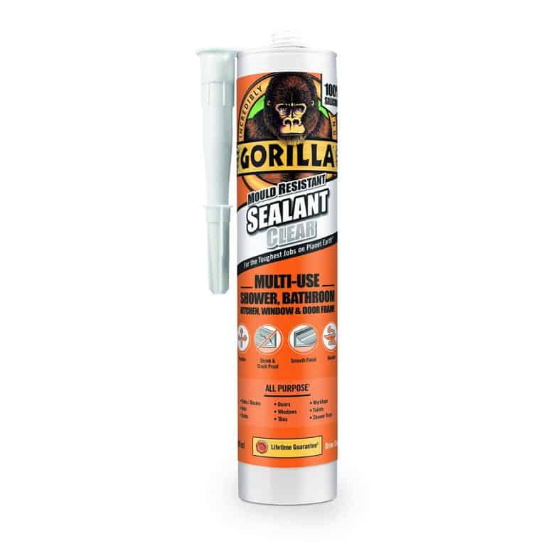 GORILLA Silicone Sealant Clear, 295ml Fillers, Resins & Gelcoats Cavo Yachting