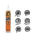 Fillers, Resins & Gelcoats Cavo Yachting GORILLA Silicone Sealant Clear, 295ml GORILLA Silicone Sealant Clear, 295ml Fillers, Resins & Gelcoats Cavo Yachting