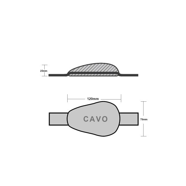 Ανόδια Cavo Yachting Cavo Ανόδιο Δάκρυ με Λάμες 120x78x25mm Cavo Ανόδιο Δάκρυ με Λάμες 120x78x25mm Ανόδια Cavo Yachting