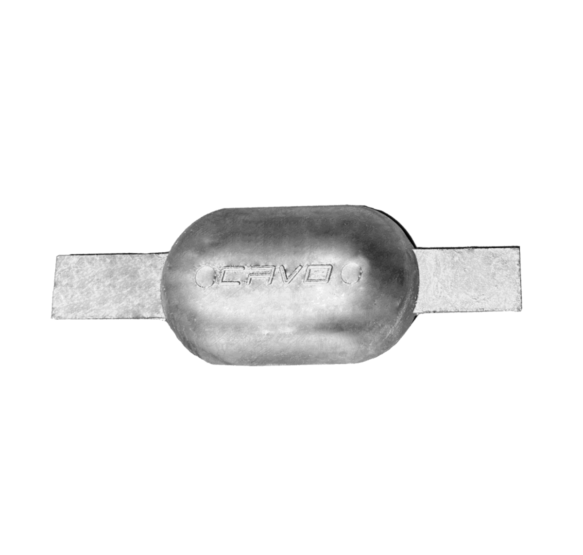 KATRADIS CAVO Weld-on Oval Anode 100x60x18mm Anodes Cavo Yachting