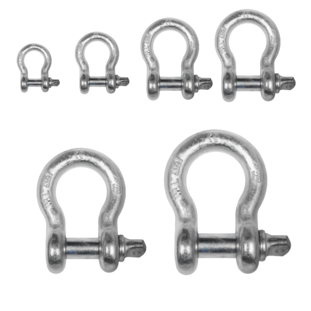 KATRADIS Bow Shackle Galvanized Alloy Steel G209 Shackles Cavo Yachting