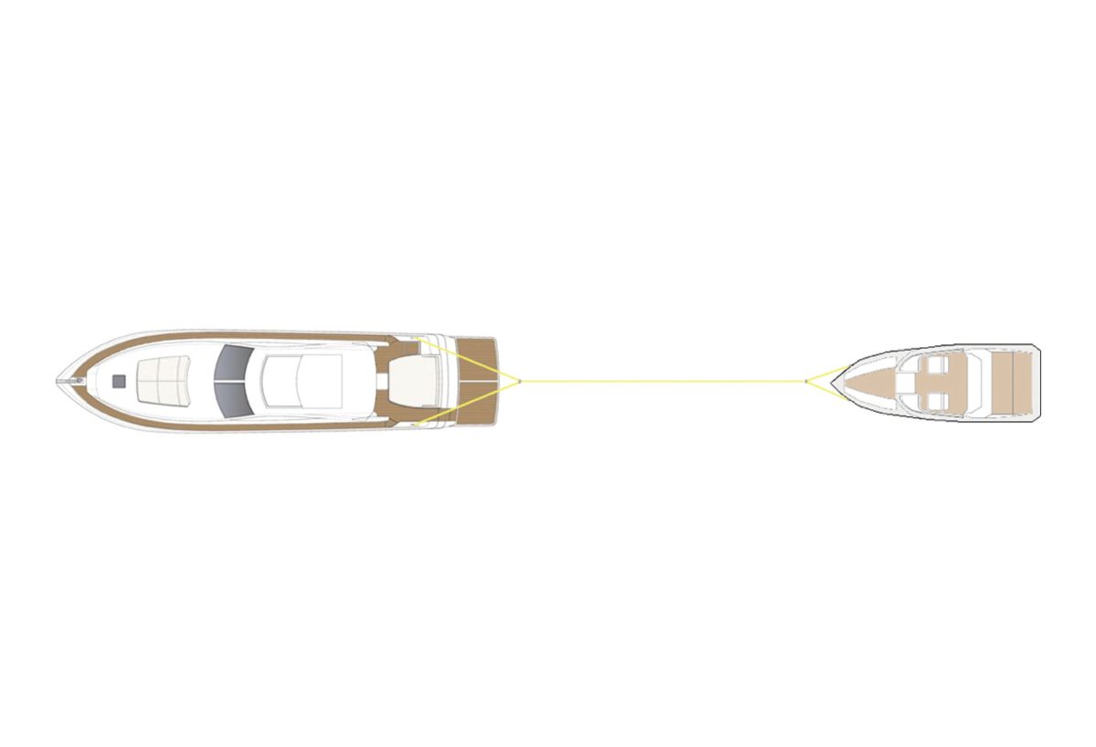 KATRADIS Tow Bridles System Mooring Ropes Cavo Yachting