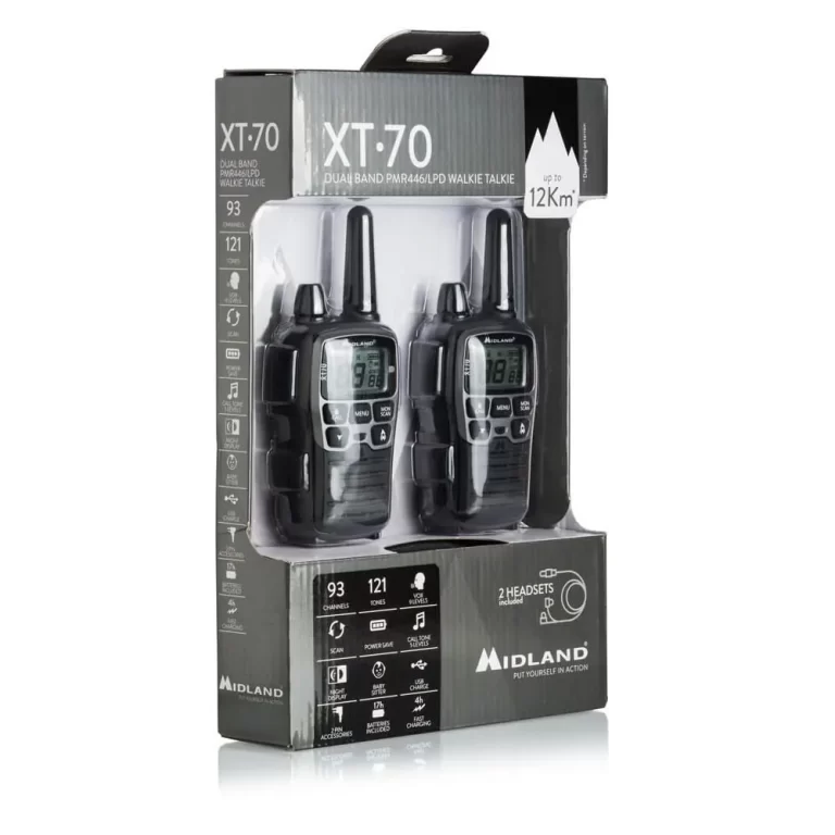 Midland Walkie Talkie XT 70, Pair Marine Communication Cavo Yachting
