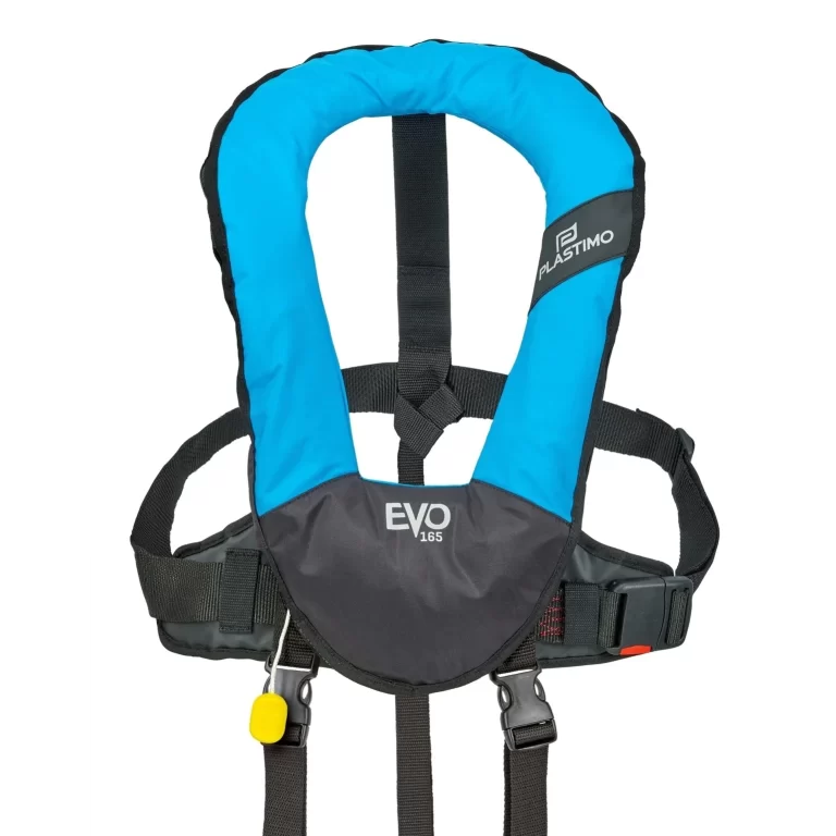 EVO 165 Auto Inflatable Lifejacket 165N, Turqouise Adult Lifejackets Cavo Yachting