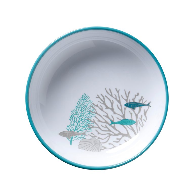 Marine Business Non Slip Deep Plate COASTAL, Set of 6 pcs Tableware Cavo Yachting