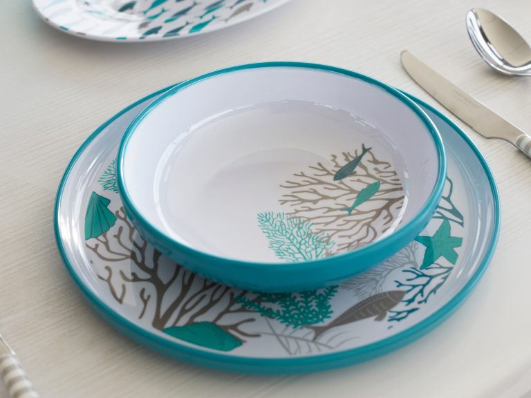Marine Business Non Slip Deep Plate COASTAL, Set of 6 pcs Tableware Cavo Yachting