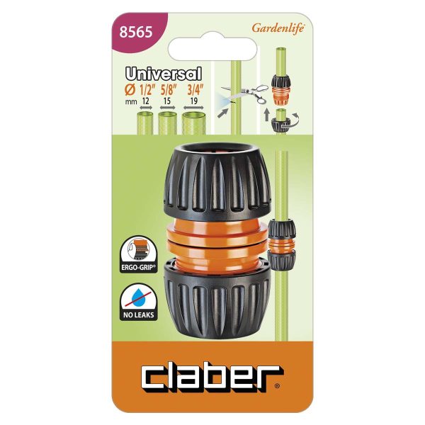 Σωλήνες νερού & Αξεσουάρ Cavo Yachting Claber 8565 Σύνδεσμος Σωλήνων Ποτίσματος, 1/2”-5/8″-3/4″ Claber 8565 Σύνδεσμος Σωλήνων Ποτίσματος, 1/2”-5/8″-3/4″ Σωλήνες νερού & Αξεσουάρ Cavo Yachting