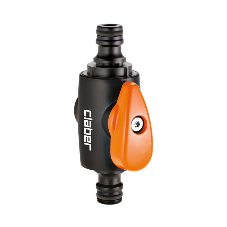 Claber 8611 Σύνδεσμος Λάστιχων Νερού Διπλός με Βάνα On/Off Σωλήνες νερού & Αξεσουάρ Cavo Yachting