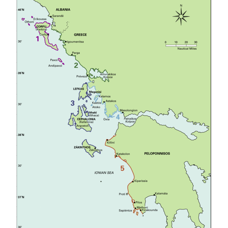 Imray Ναυτικός Πλοηγός Ιόνιο Χάρτες Cavo Yachting