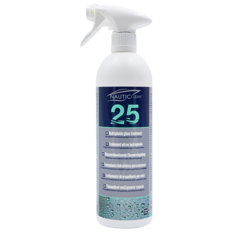 Nautic Clean 25 Υδατοαπωθητικό Υγρό για Τζάμια, 750ml Καθαριστικά Σκάφους Cavo Yachting
