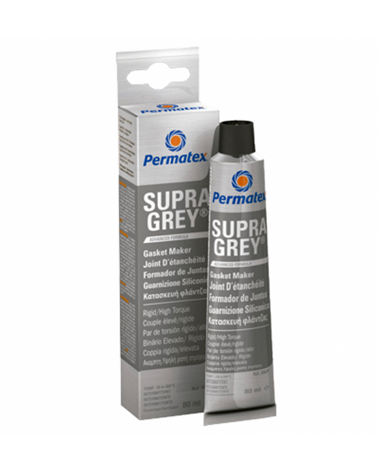 Permatex 35134 Supra Grey Gasket Maker, Tube, 80ml Fillers, Resins & Gelcoats Cavo Yachting