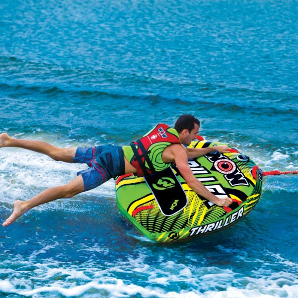 Θαλάσσια Παιχνίδια Cavo Yachting WOW Thriller Φουσκωτό Παιχνίδι Ρυμουλκώμενο, 1 Ατόμου WOW Thriller Φουσκωτό Παιχνίδι Ρυμουλκώμενο, 1 Ατόμου Θαλάσσια Παιχνίδια Cavo Yachting