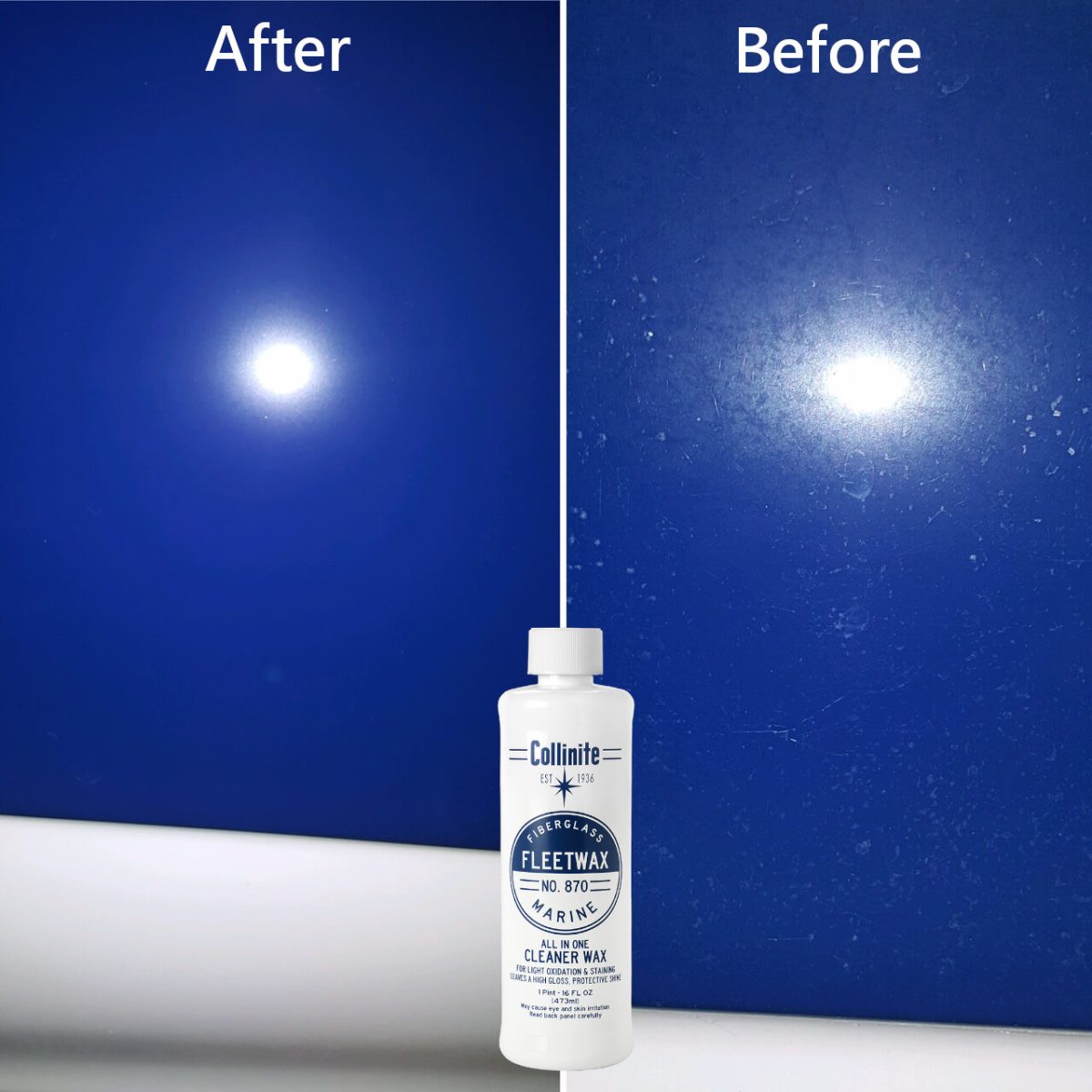 Collinite 870 Fleetwax Cleaner – Wax, Pint Polishing Products Cavo Yachting