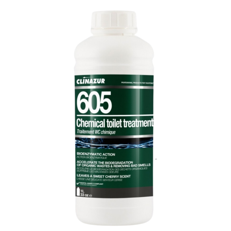 Clinazur 605 Chemical Toilet Treatment 1lt (ex.405) Boat Cleaning Products Cavo Yachting