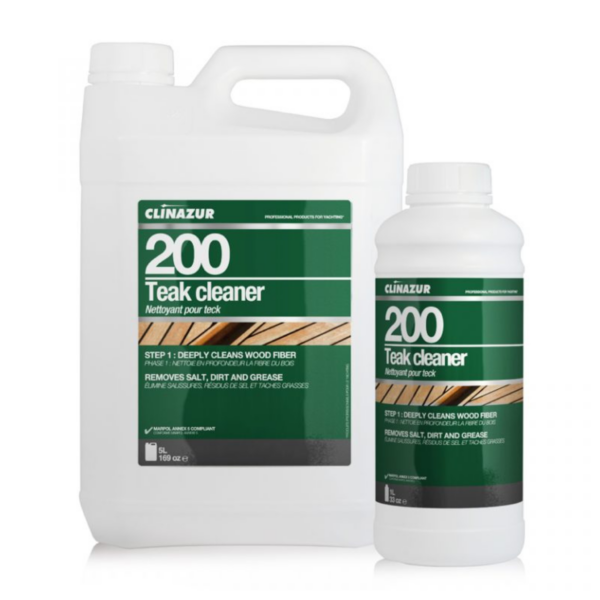 Περιποίηση Ξύλου Teak Cavo Yachting Clinazur 200 Teak Cleaner Liquid Step One-Καθαριστικό Teak Καταστρώματος Clinazur 200 Teak Cleaner Liquid Step One-Καθαριστικό Teak Καταστρώματος Περιποίηση Ξύλου Teak Cavo Yachting