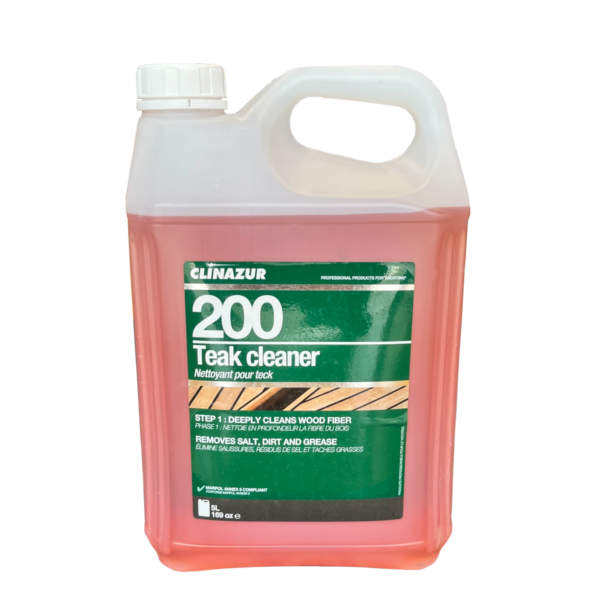 Περιποίηση Ξύλου Teak Cavo Yachting Clinazur 200 Teak Cleaner Liquid Step One-Καθαριστικό Teak Καταστρώματος Clinazur 200 Teak Cleaner Liquid Step One-Καθαριστικό Teak Καταστρώματος Περιποίηση Ξύλου Teak Cavo Yachting