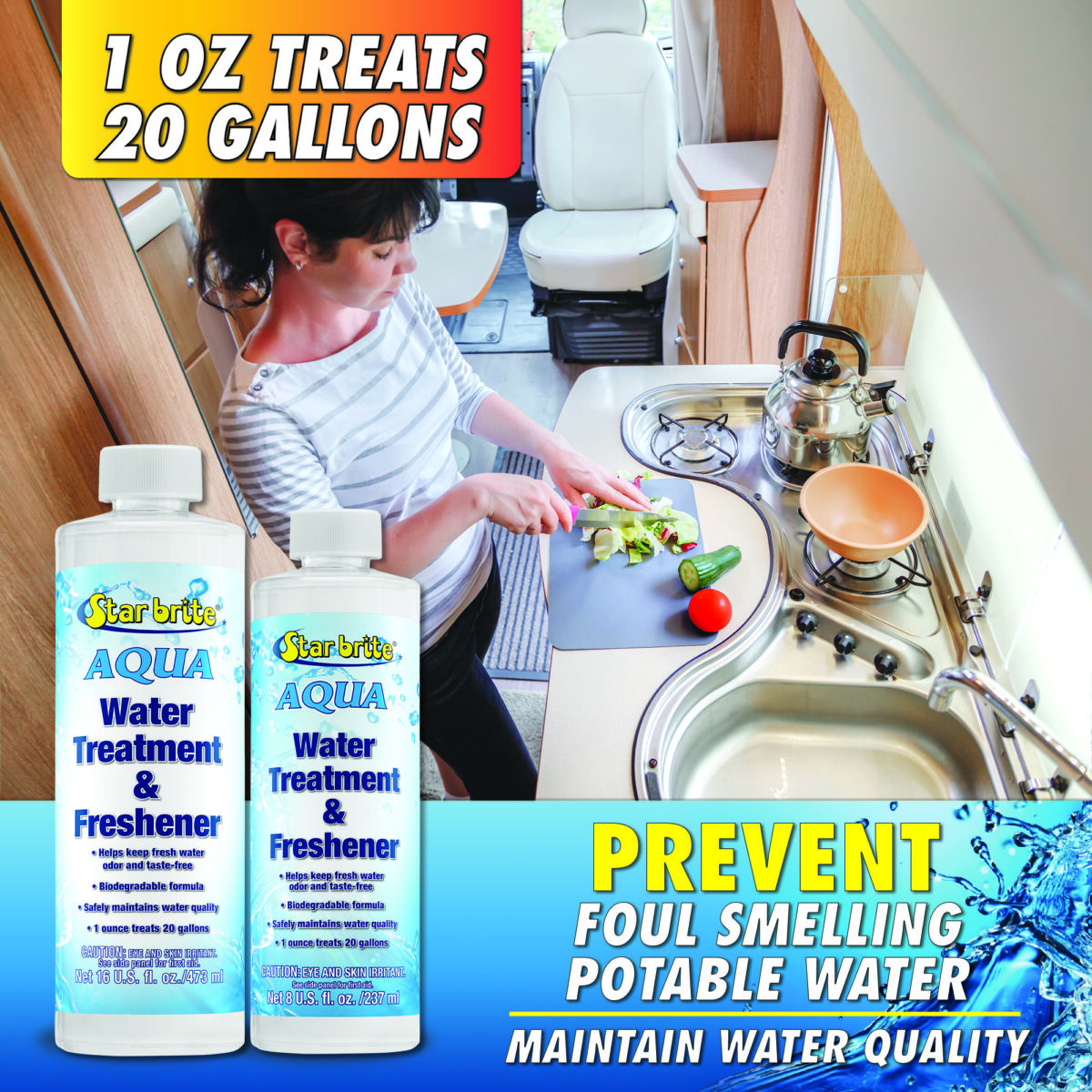 Starbrite Καθαριστικό Πόσιμου Νερού Water Treatment Freshener, 16oz Καθαριστικά Cavo Yachting