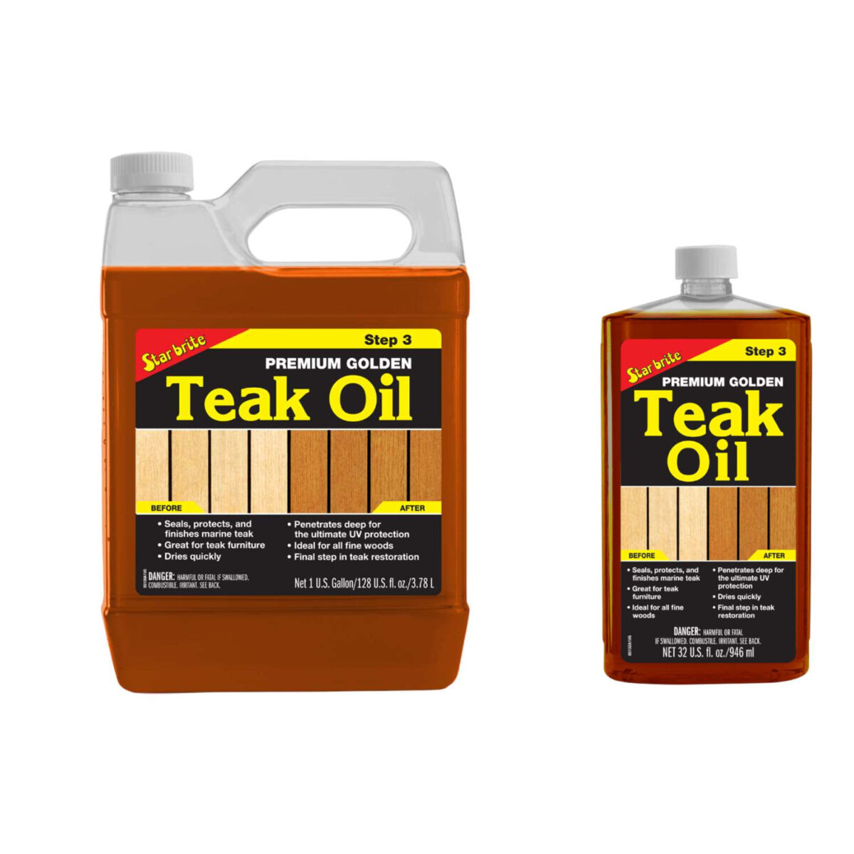 Starbrite Λάδι Τικ Premium Golden Teak Oil Περιποίηση Ξύλου Teak Cavo Yachting