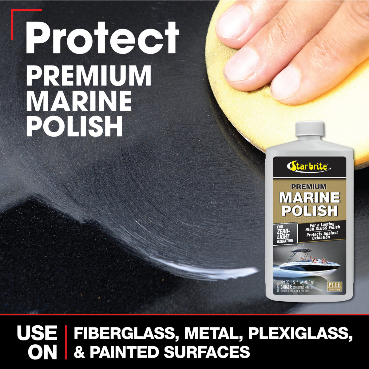 Starbrite Αλοιφή Γυαλίσματος με PTFE Premium Polish, 32oz Προϊόντα Γυαλίσματος Cavo Yachting