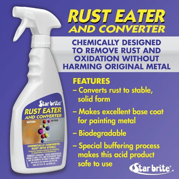 Καθαριστικά Cavo Yachting Starbrite Μετατροπέας Σκουριάς Rust Eater & Converter, 22oz Starbrite Μετατροπέας Σκουριάς Rust Eater & Converter, 22oz Καθαριστικά Cavo Yachting