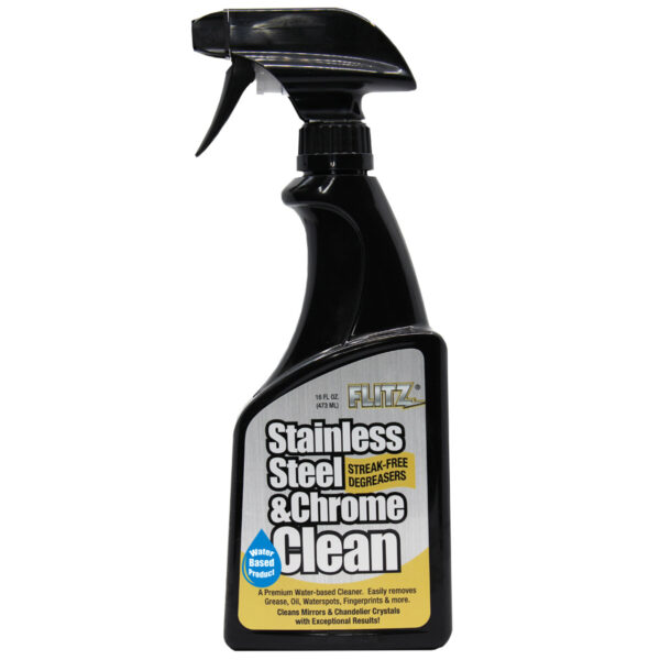 Flitz Stainless Steel & Chrome Cleaner, Spray 473ml (16oz) Cleaning Products Cavo Yachting