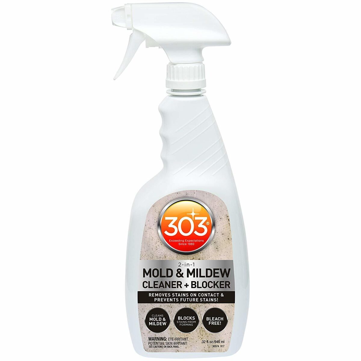 303 Mold & Mildew Cleaner + Blocker, 946ml Cleaning Products Cavo Yachting