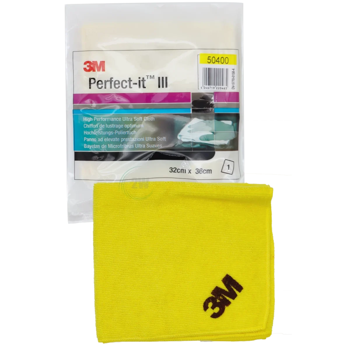 3M 50400 Perfect-It Ultra Soft High Performance Cloth, Yellow Deck Supply Cavo Yachting