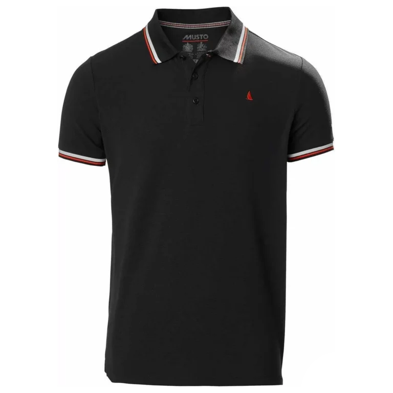 Musto Evolution Pro Lite SS Polo Men’s Black Men’s Tops Cavo Yachting
