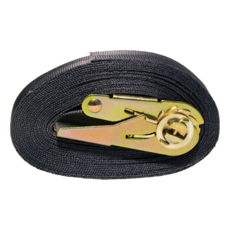 Ratchet Strap 25mm, Black, 6m Lifting Belts Cavo Yachting