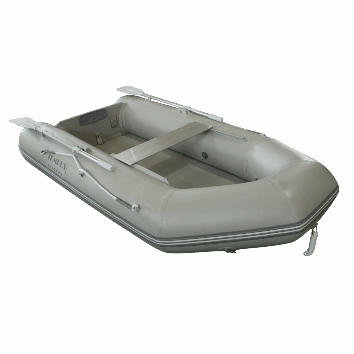 Tempus Tender with Inflatable Floor, Grey Inflatable Boats Cavo Yachting