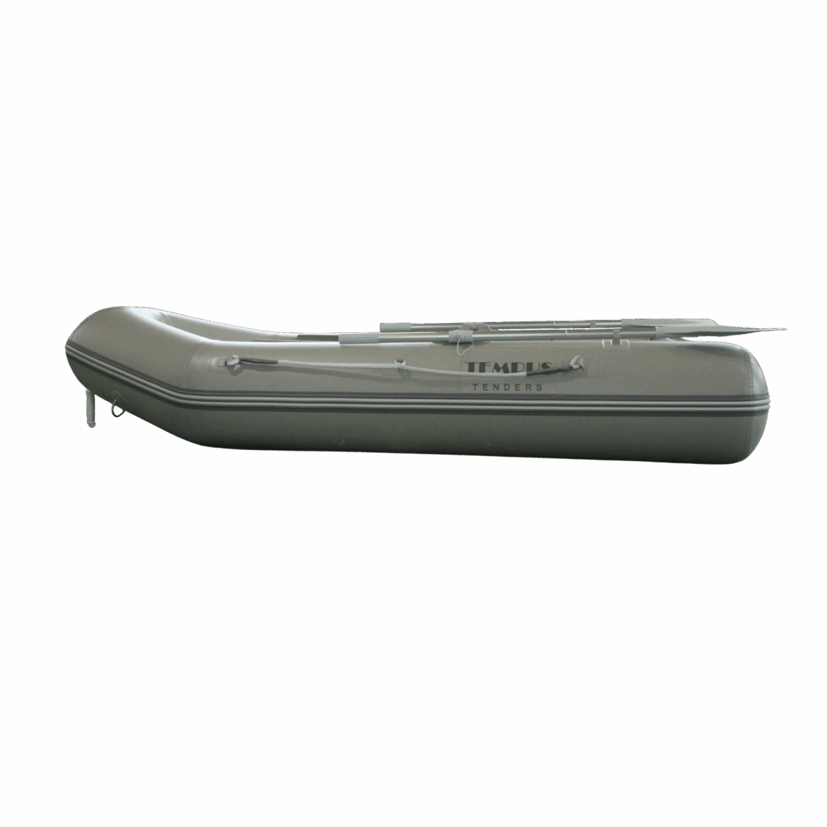 Tempus Tender with Inflatable Floor, Grey Inflatable Boats Cavo Yachting