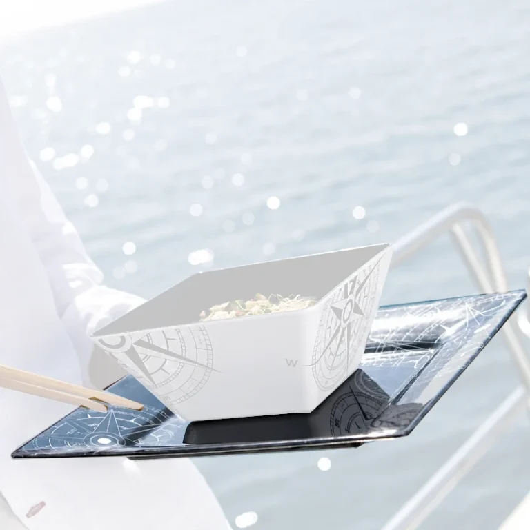 Tableware Cavo Yachting Marine Business Non-Slip Melamine Dinner Plate Lombok Set of 6 pcs Marine Business Non-Slip Melamine Dinner Plate Lombok Set of 6 pcs Tableware Cavo Yachting
