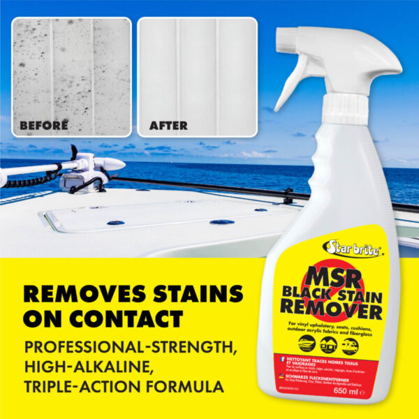 Starbrite MSR Black Stain Remover Καθαριστικό Αφαίρεσης Λεκέδων Μούχλας 650ml Καθαριστικά Cavo Yachting