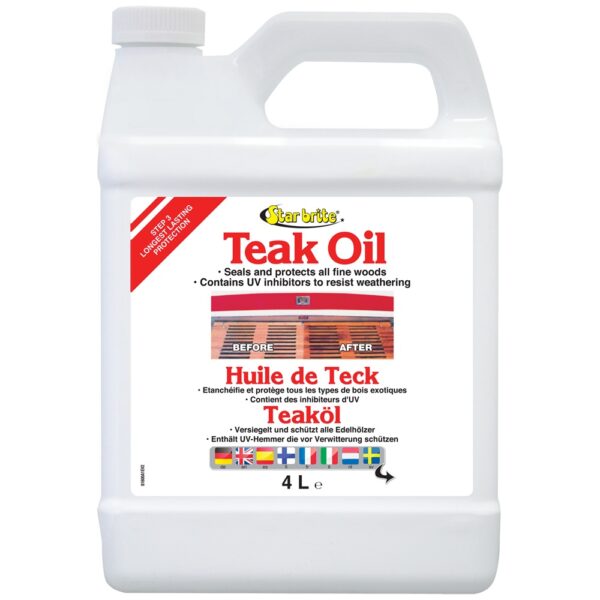 Starbrite Teak Oil Step 3, 4lt Teak Care Cavo Yachting