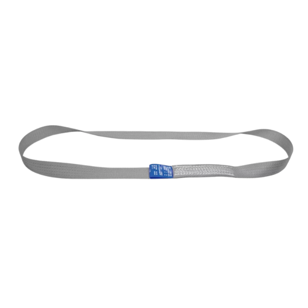 1 Ply Flat PES Webbing Sling, Endless Grey 120mm, 4tons Lifting Belts Cavo Yachting