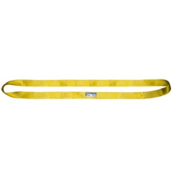 1 Ply Flat PES Webbing Sling, Endless Yellow 90mm, 3tons Lifting Belts Cavo Yachting