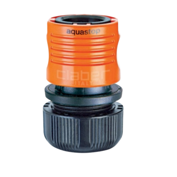 Claber 8566 Automatic Coupling with Aquastop 5/8” Water Hoses & Fittings Cavo Yachting