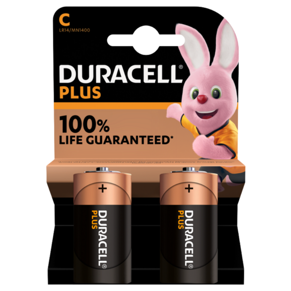 DURACELL PLUS 100 Μπαταρίες Αλκαλικές C 2τμχ Ναυτικα Gadgets & Αξεσουαρ Cavo Yachting