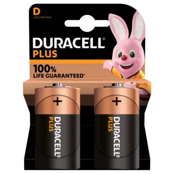 DURACELL PLUS 100 Μπαταρίες Αλκαλικές D 2τμχ Ναυτικα Gadgets & Αξεσουαρ Cavo Yachting