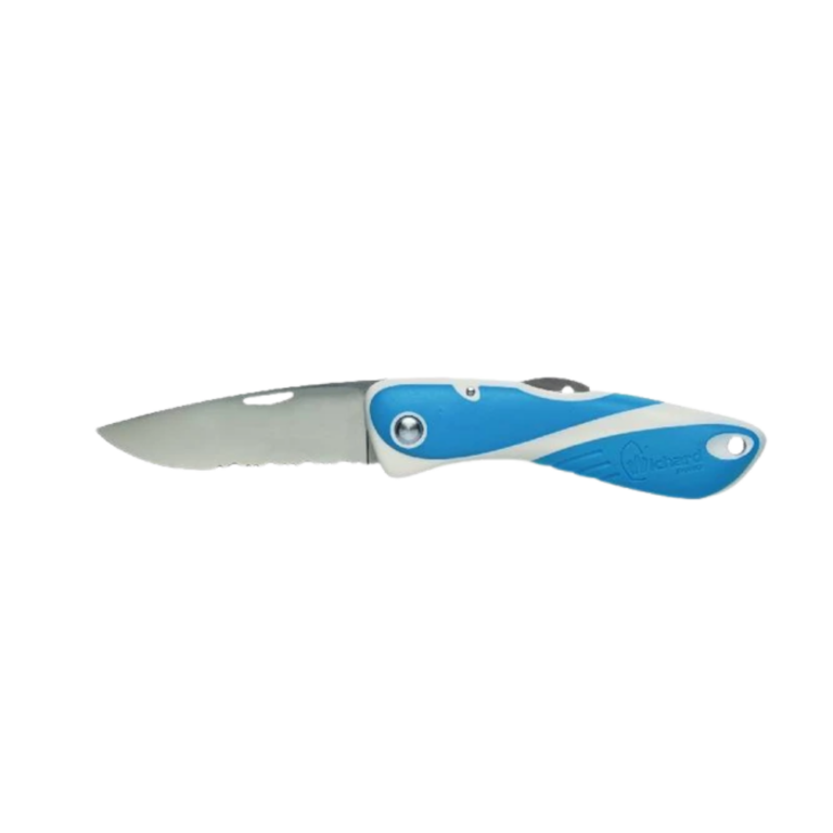 Wichard Aquaterra Knife, Single Plain Blade, Blue Boat Maintenance Tools Cavo Yachting
