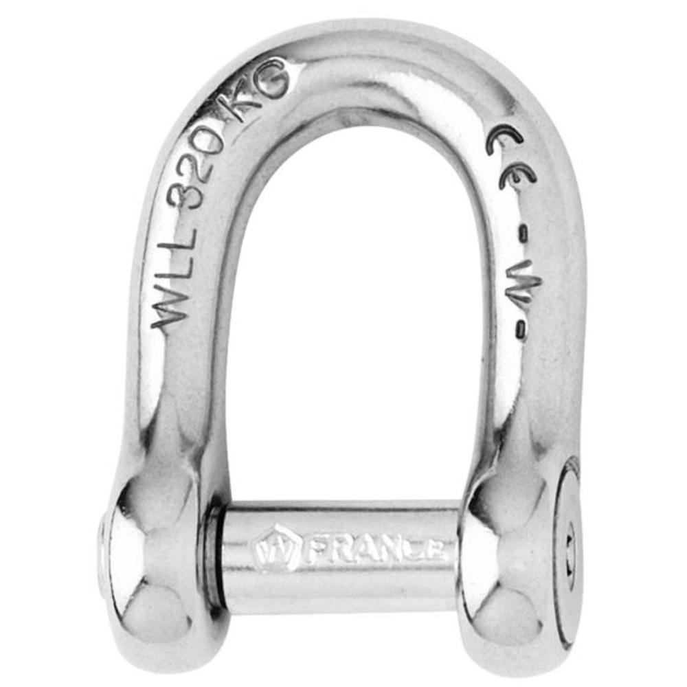 Wichard Self-Locking D Shackle with Allen Head Pin Shackles Cavo Yachting