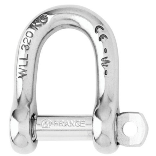 Wichard Self-Locking D Shackle Shackles Cavo Yachting
