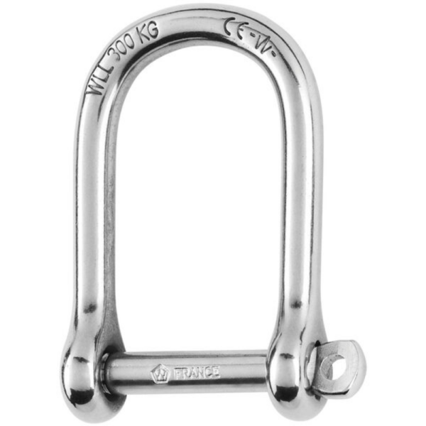 Wichard Self-Locking Large SS Opening Shackle Shackles Cavo Yachting