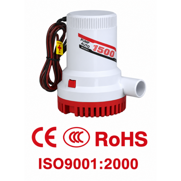 Bilge Pump 1500GPH 12V Lifebuoys, Horseshoe Buoys & MOB Cavo Yachting