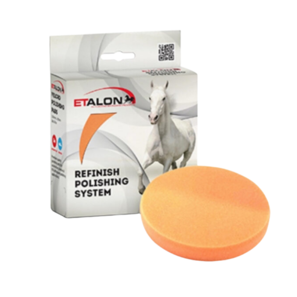Etalon Premium Polishing Pad Medium Orange 150x50mm with M14 Plate Cleaning & Polishing Cloths Cavo Yachting